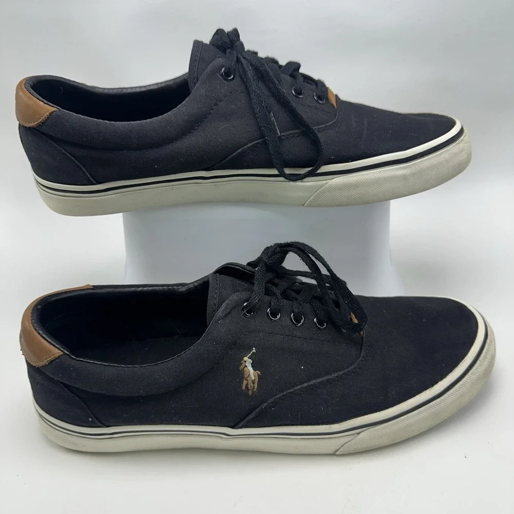 POLO RALPH LAUREN Thorton‎ Casual Shoes Black Men's 10.5D Lace Up